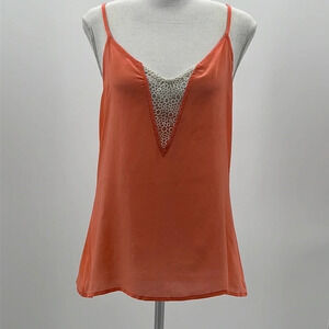 AS by DF Getaway Silk Blend Cami in Coral Peach - NWOT with Flaw - Size Small